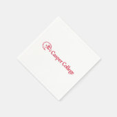 Casper College Text-Logo Serviette (Ecke)