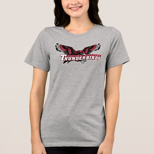 Casper College Thunderbirds Tri-Blend Shirt (Vorderseite)
