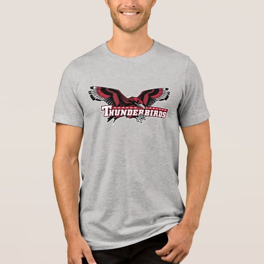 Casper College Thunderbirds Tri-Blend Shirt (Vorderseite)
