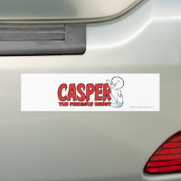Casper das freundlicher Geist-rote Logo 2 Autoaufkleber