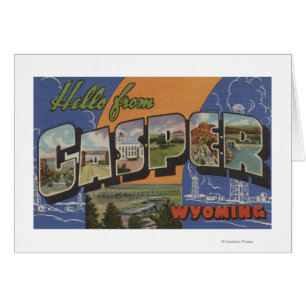 Casper, Wyoming - große Buchstabe-Szenen
