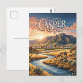 Casper, Wyoming Postkarte (Vorne/Hinten)