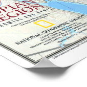 " Caspian Region: 1999 Caspian Countries MAP ... Poster (Ecke)