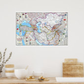 " Caspian Region: 1999 Caspian Countries MAP ... Poster (Küche)