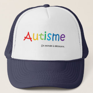 Casquette Autisme UNO monde à découvrir Truckerkappe