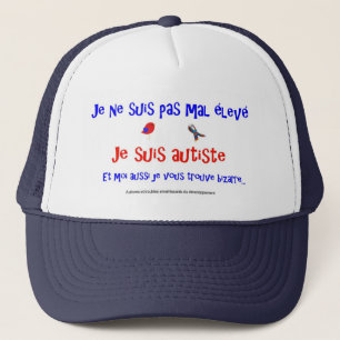 Casquette - Je Ne suis Pas mal élevé-seltsam Truckerkappe