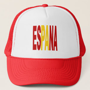 Casquette Trucker blanc rouge ESPANA Truckerkappe