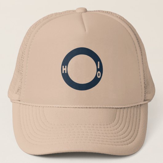 Casquette Trucker kaki DESIGN OHIO Truckerkappe (Vorderseite)