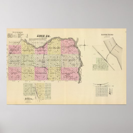 Cass Landkreis, Nebraska Poster (Vorne)