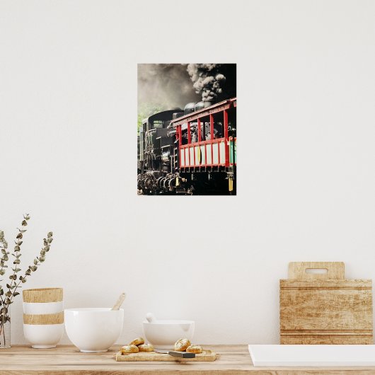 "Cass Landschaftlich Railroad" - Foto Poster (Küche)