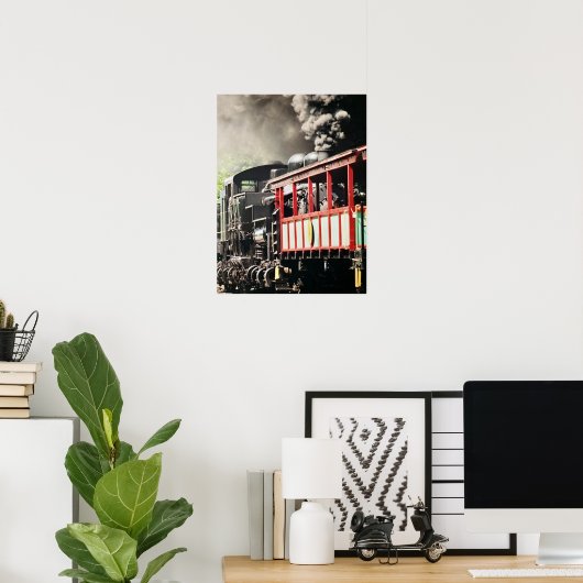 "Cass Landschaftlich Railroad" - Foto Poster (Heimbüro)