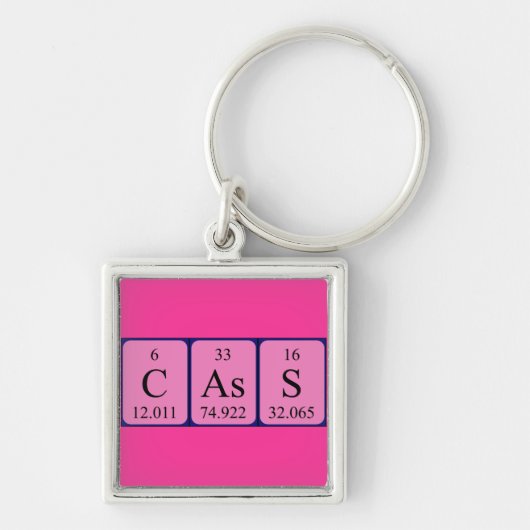 Cass Peried Table name keyring Schlüsselanhänger (Vorne)