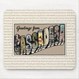 Cassadaga Clairaudience lyric Mousepad
