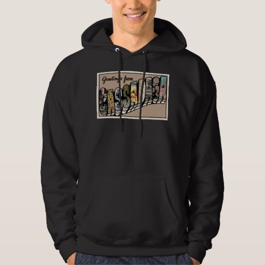 Cassadaga Postcard Pullover Hoodie (Vorderseite)