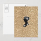 Cassandra Austen in antikem Papier Postkarte (Vorne/Hinten)