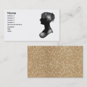 Cassandra Austen Visitenkarte (Vorne/Hinten)