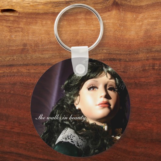 Cassandra bei Sonnenuntergang Schlüsselanhänger (Vorderseite)