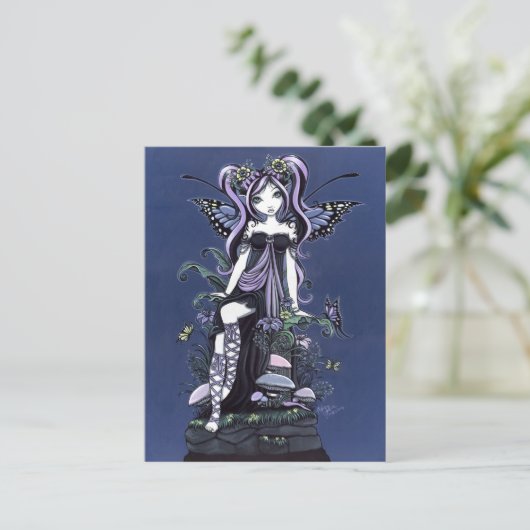 Cassandra Blume Fairy Postkarte (Stehend Vorderseite)