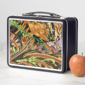 Cassandra fährt den Halloween-Drachen mit WS-Logo Metall Brotdose (Beispiel)