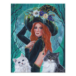 Cassandra Halloween von Renee Lavoie Fotodruck