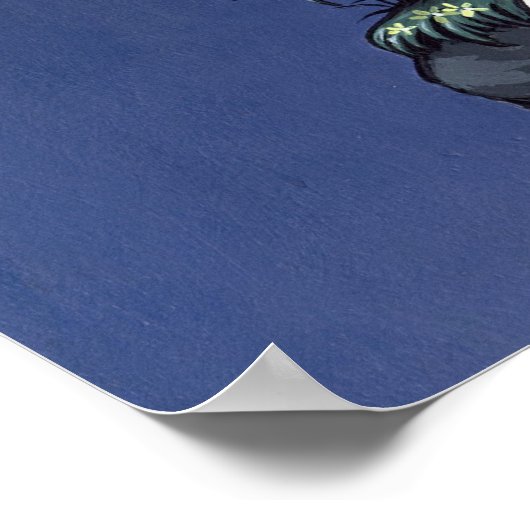 Cassandra Mushroom Blume Fairy Poster (Ecke)