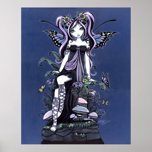 Cassandra Mushroom Blume Fairy Poster (Vorne)