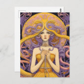 Cassandra Pastel Colors Postkarte (Vorne/Hinten)