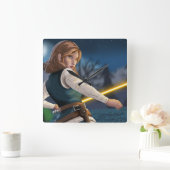 Cassandra Quadratische Wanduhr (Zuhause)