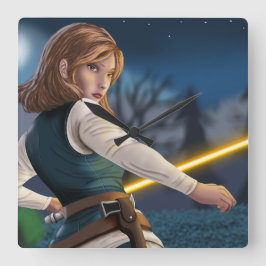 Cassandra Quadratische Wanduhr