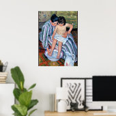 Cassatt - Das Bad des Kindes Poster (Heimbüro)