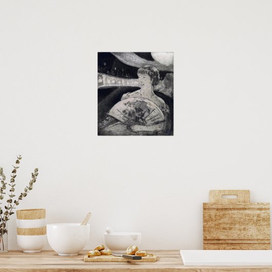 Cassatt - In Opera Box Poster (Küche)