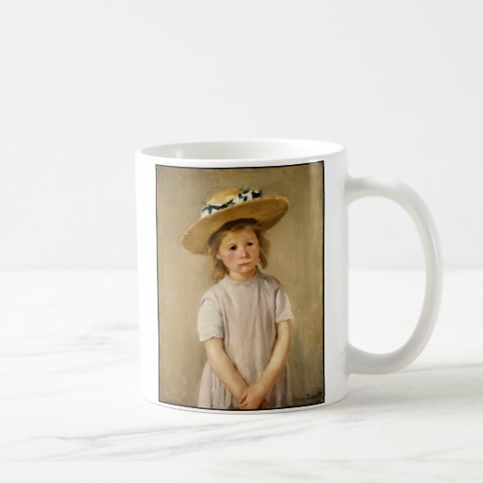 Cassatt Kind mit Strohhut Kaffeetasse (Rechts)