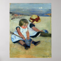 Cassatt - Kinder am Strand