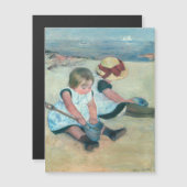 Cassatt - Kinder, die auf einer Magnetkarte am Str (Vorne/Hinten)