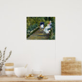 Cassatt - Kinder im Garten (die Krankenschwester) Poster (Küche)