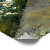 Cassatt - Kinder im Garten (die Krankenschwester) Poster (Ecke)