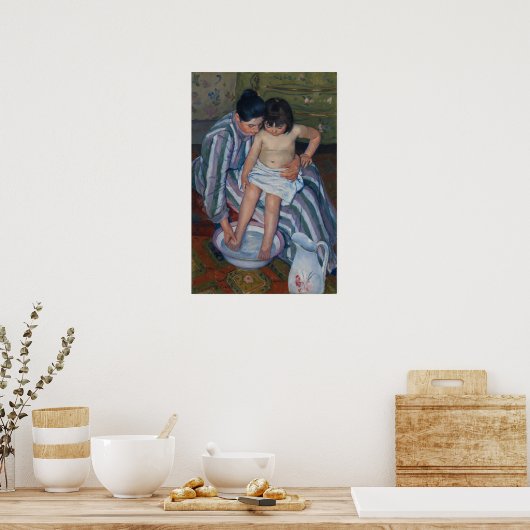 Cassatt - Kinderbad Poster (Küche)