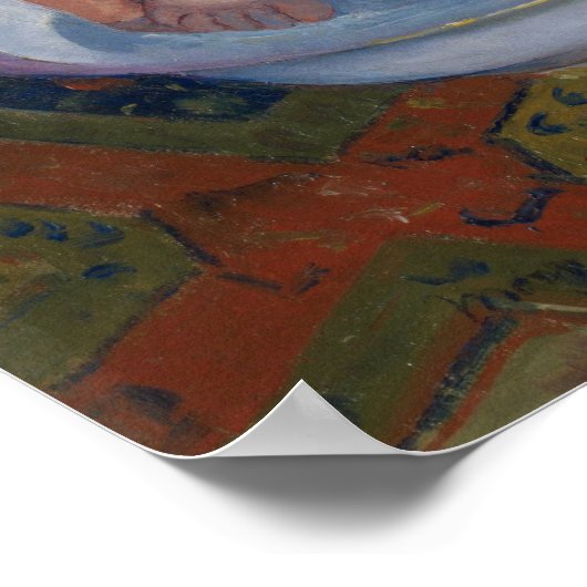 Cassatt - Kinderbad Poster (Ecke)