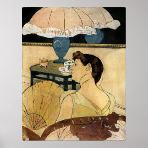 Cassatt - Lampe 1891 Poster