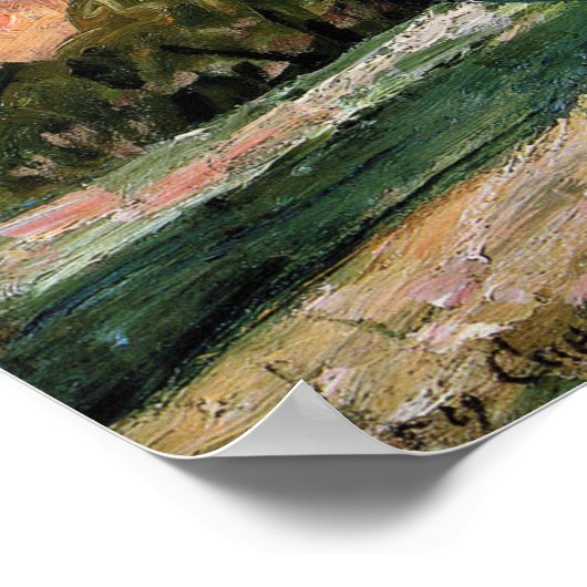 Cassatt - Lilacs in Fenster 1880 Poster (Ecke)