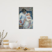 Cassatt - Mutter, die kurz davor steht, ihr schlaf Poster (Küche)