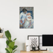 Cassatt - Mutter, die kurz davor steht, ihr schlaf Poster (Heimbüro)