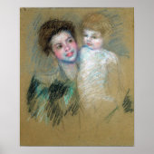 Cassatt - Mutter und Kind Poster (Vorne)