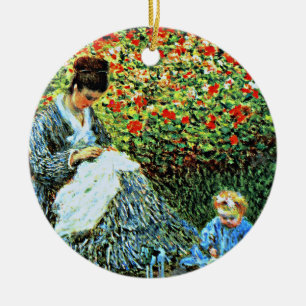 Cassatt - Mutter und Sara Admiring Baby Keramik Ornament