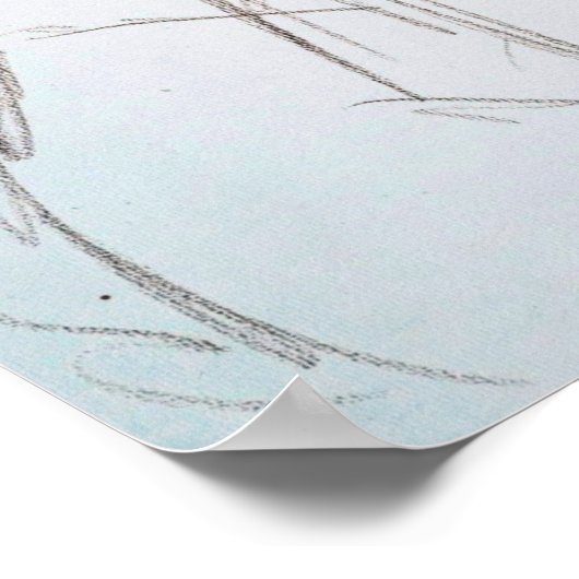 Cassatt - Sara mit ihrem Bonnet und ihrem Coat Poster (Ecke)