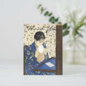 Cassatts Der Brief Postkarte (Stehend Vorderseite)