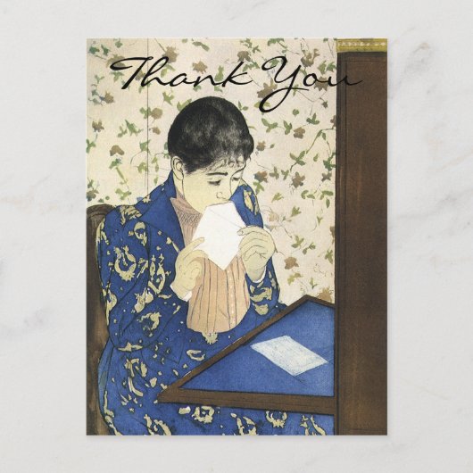 Cassatts Der Brief Postkarte (Vorderseite)