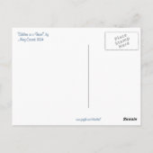 Cassatts "Kinder am Strand" Postkarte (Rückseite)