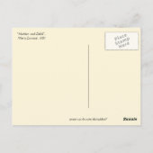 Cassatts Mutter und Kind Postkarte (Rückseite)