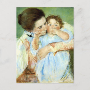 Cassatts Mutter und Kind Postkarte